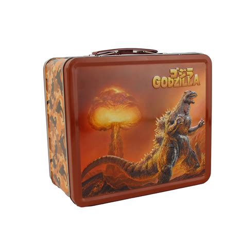 godzilla metal lunch box|godzilla backpack and lunch box.